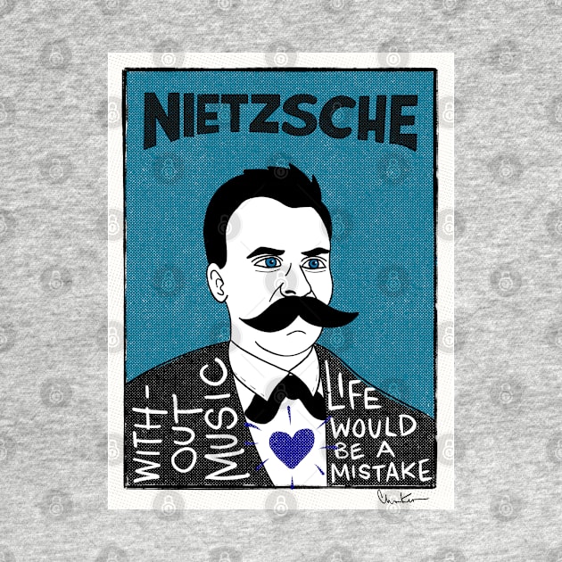 Friedrich Nietzsche by krusefolkart